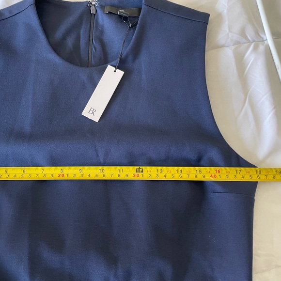 BR Navy Everywhere Ponte Sheath Dress - Picture 11 of 13